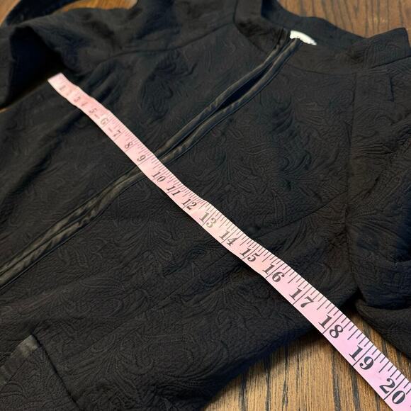 Semantiks Textured Jacquard Blazer Belted Jacket Women's sz S Elegant Old Money - Picture 12 of 14